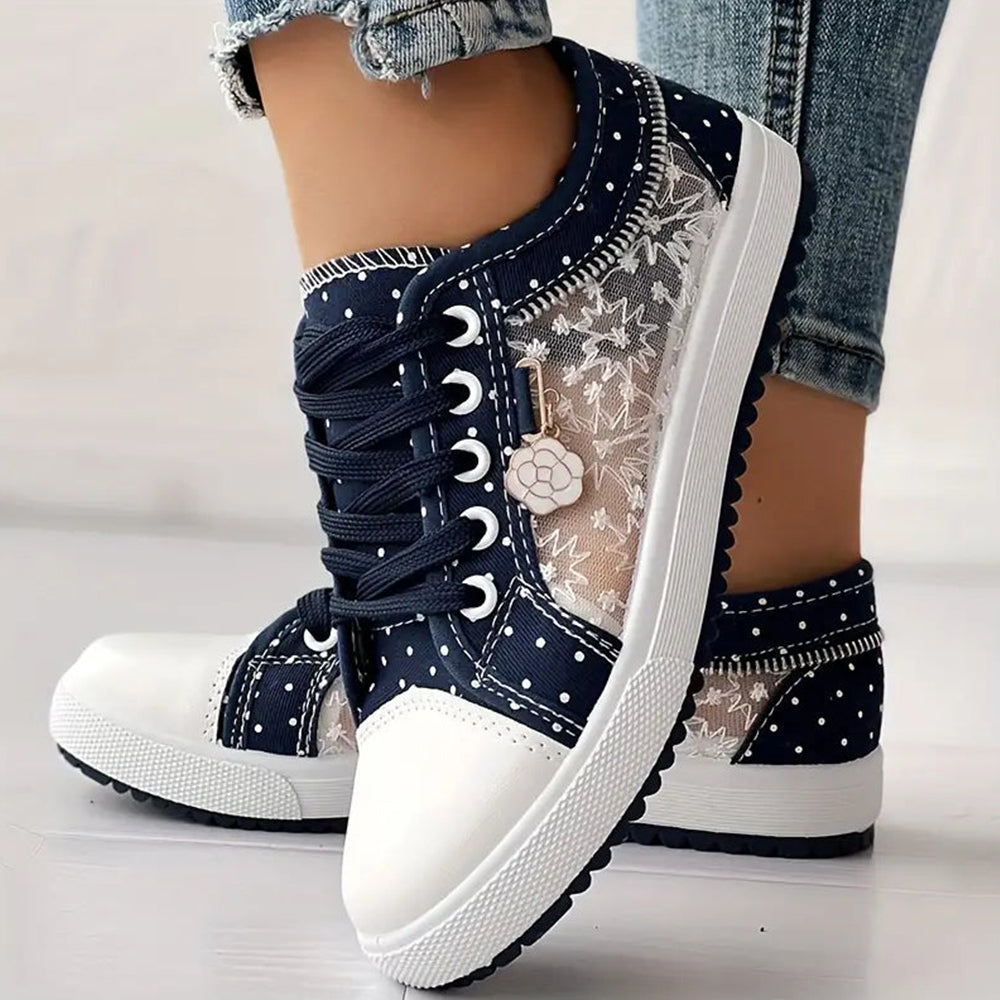 Ivy™ | Women’s Stylish Lace-Up Sneakers