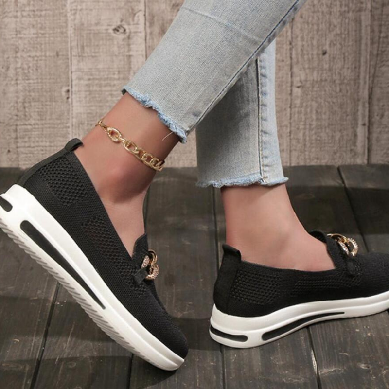 Cindi™ Slip-On Sneakers with Chain Detail